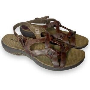 Merrell | Womens Leather Strappy Comfort Sport Sandal | Size 11